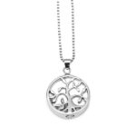 Tree of Life Open Memorial Pendant