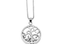 Tree of Life Open Memorial Pendant