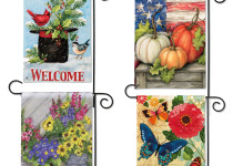 seasonal garden flags